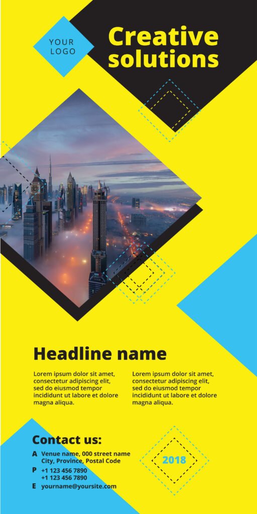 Vinyl Banner Template #23H