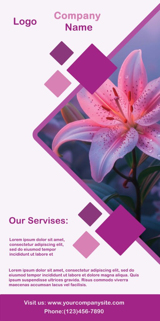 Vinyl Banner Template #24H