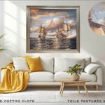 frame canvas cotton cloth
