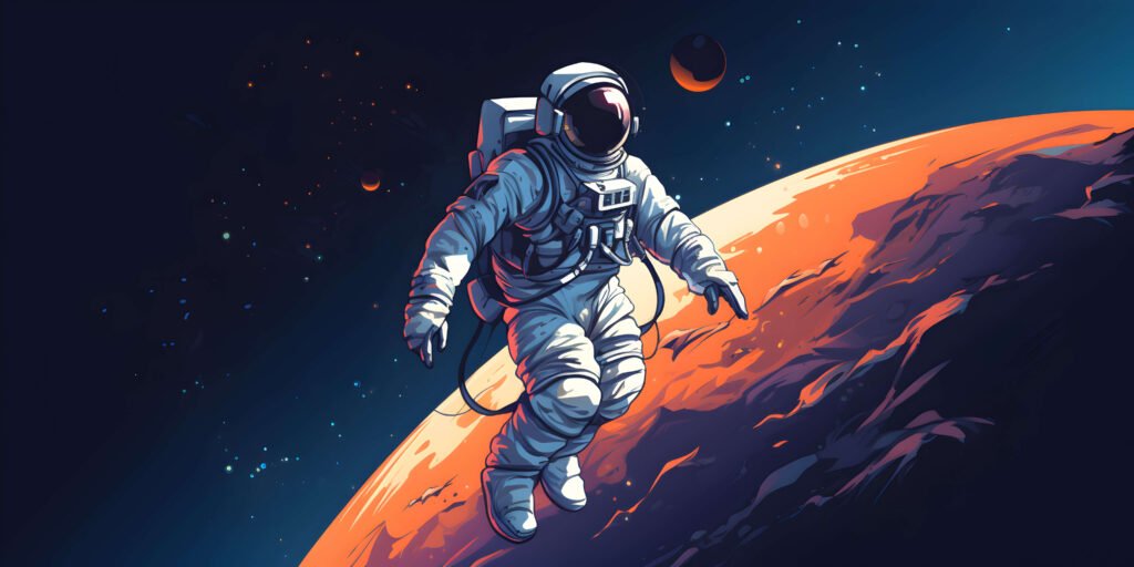 Astronaut in space