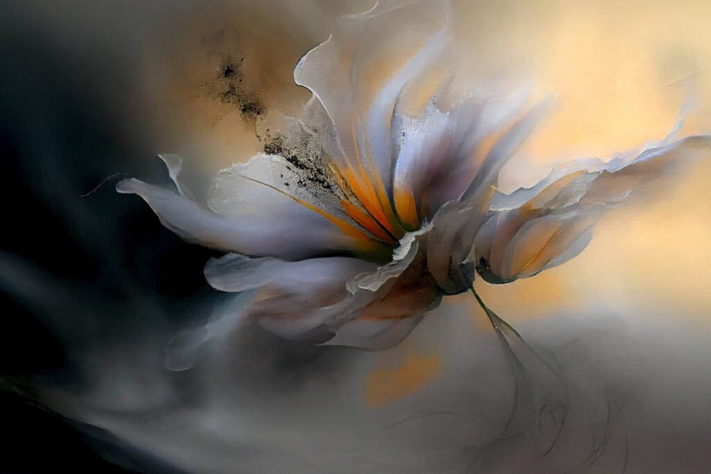 Big white flower