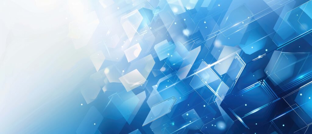 Blue geo abstract
