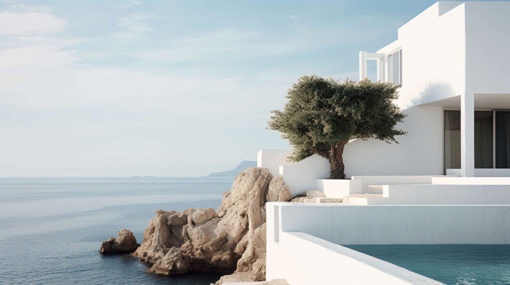 Ibiza aesthetic villa house