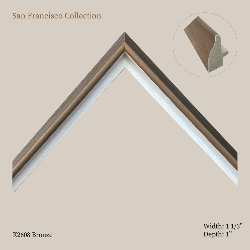 San Francisco Bronze Collection: Moulding for Picture & Artwork Frames