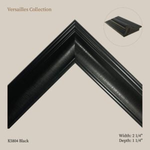 Versailles Black Collection: Moulding for Picture & Artwork Frames