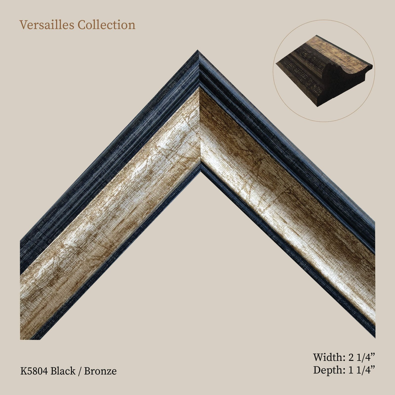 K5804 Black Bronze