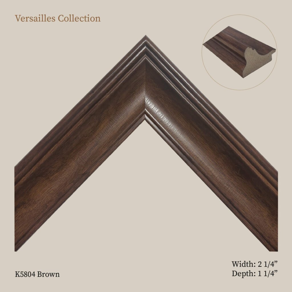 Versailles Brown Collection: Moulding for Picture & Artwork Frames