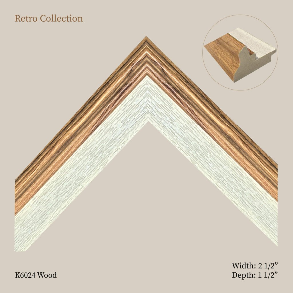 Retro Wood Collection: Moulding for Picture & Artwork Frames
