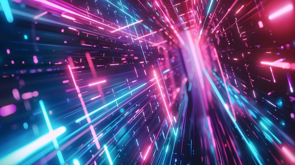 Neon abstract bg