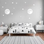 Wall Decals - Night themed decals in a room