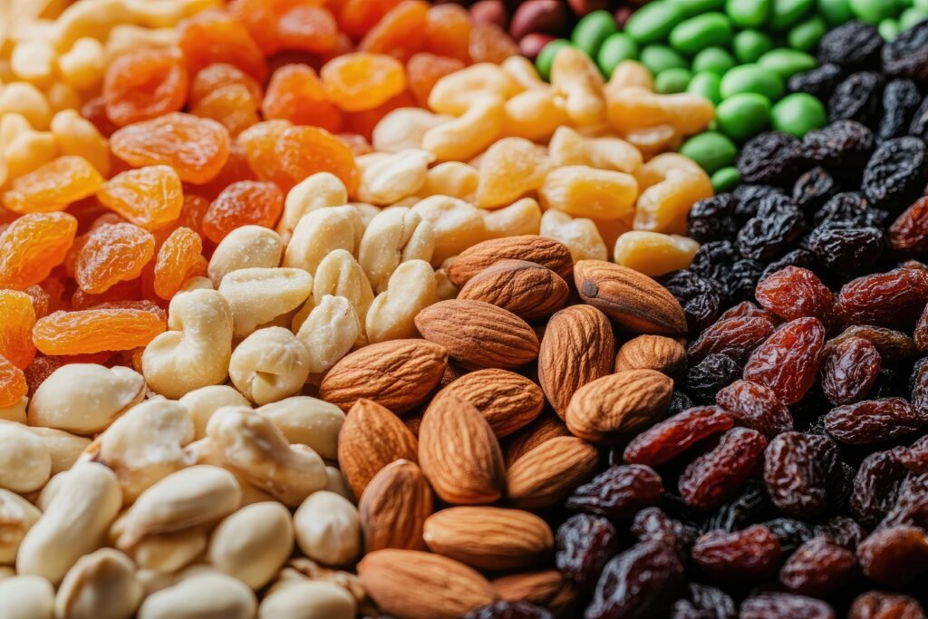 Nuts and dried food