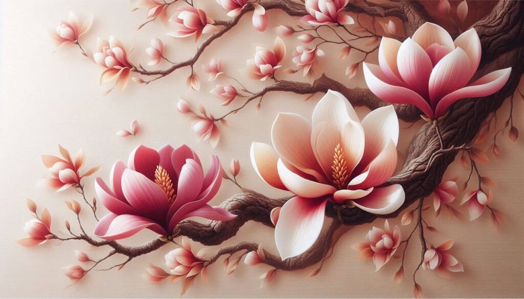Pink flowers