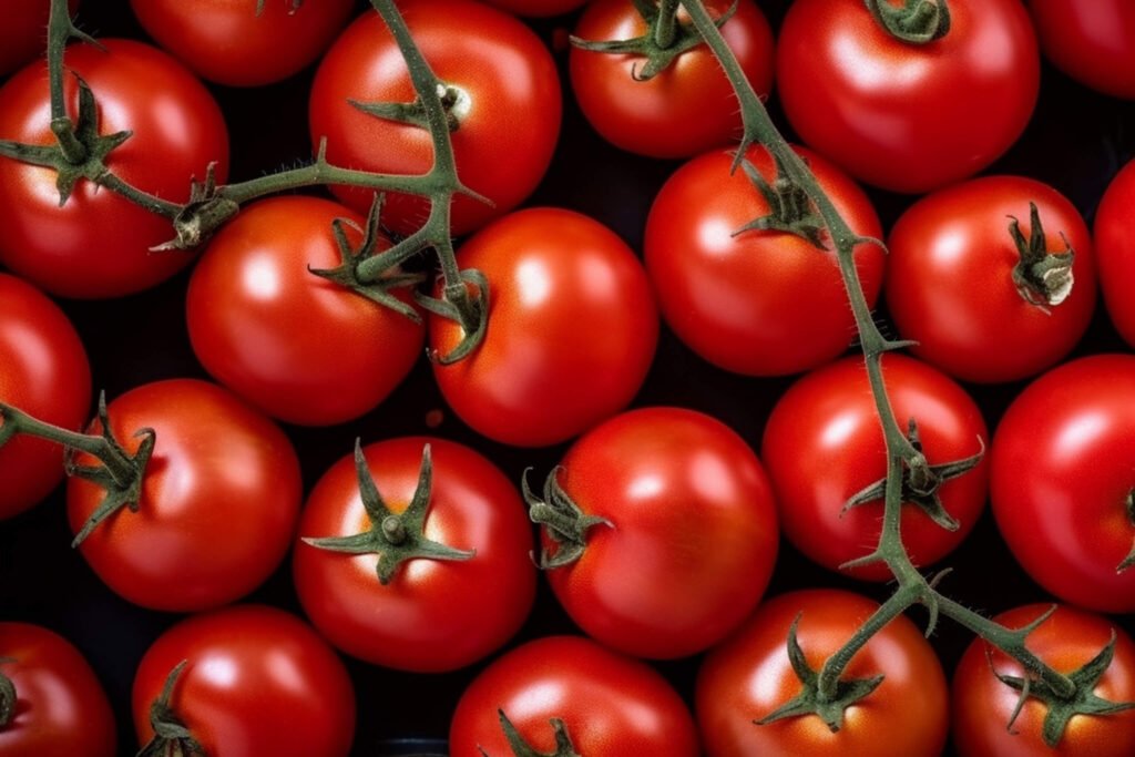 Tomatoes on vignes