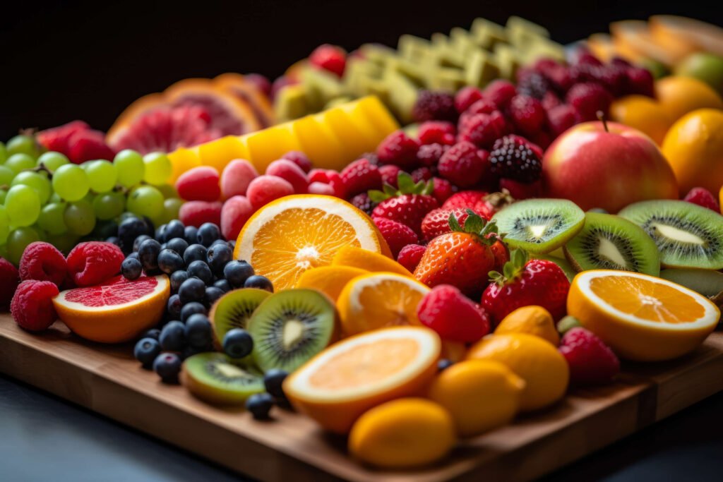 Tray of fruit