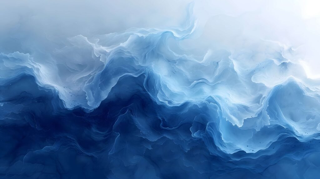 abstract watercolor blue