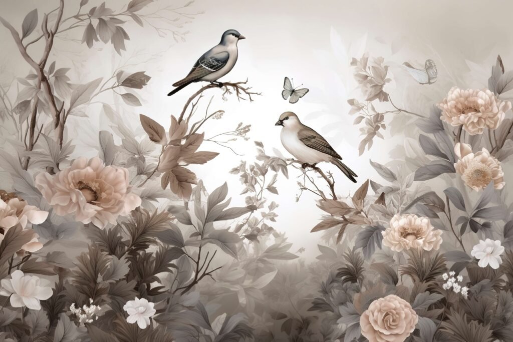 flowers & birds