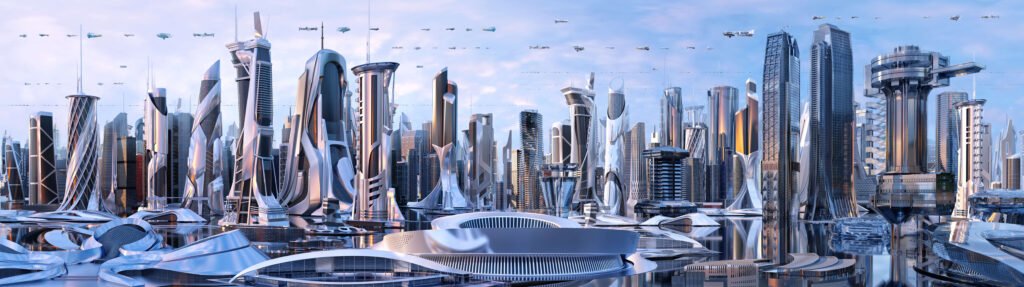 futuristic city