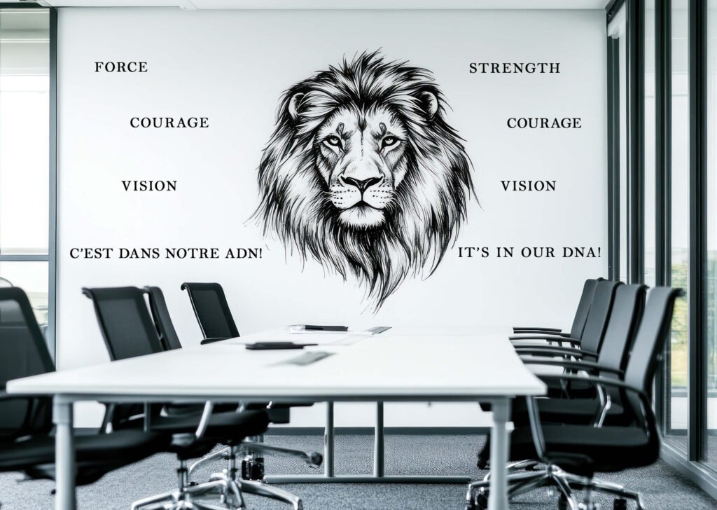 Wall Lettering - office decal and lettering