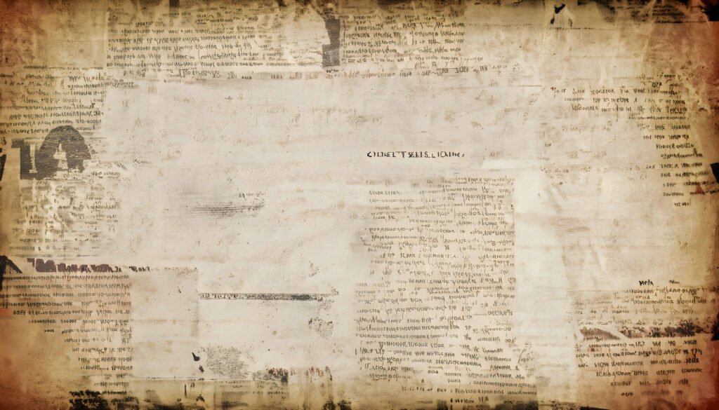 old newspaper beige vintage