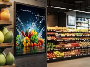 Affiches personnalisées pour les besoins des supermarchés