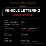Vehicle Lettering: Hire a Designer a step-by-step Guide