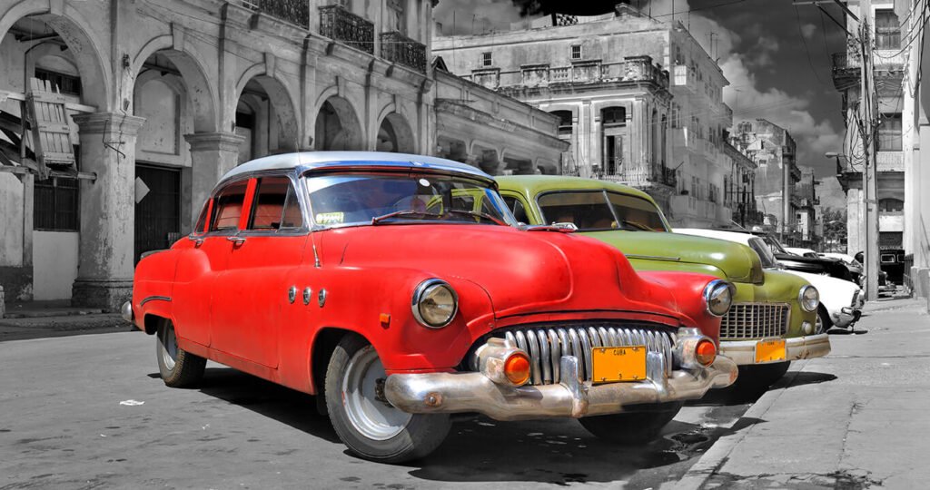 Colorful havana cars