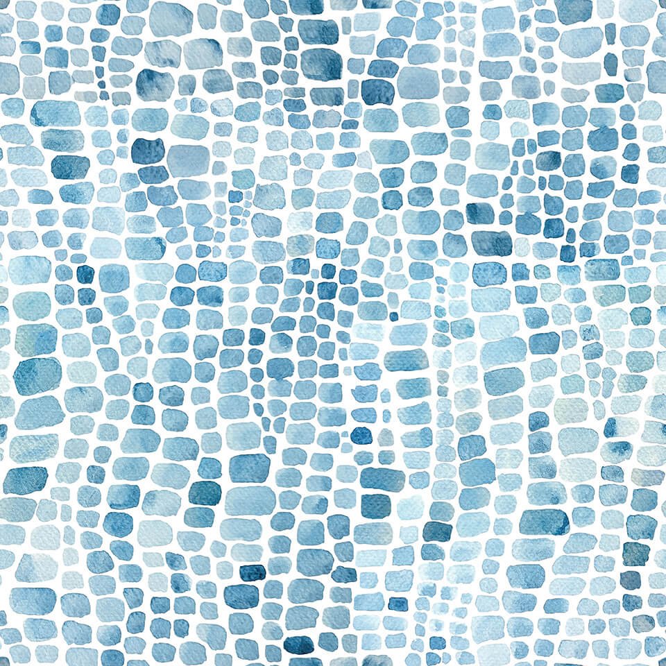 Crocodile scales blue pattern
