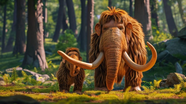 Mommoth & cub