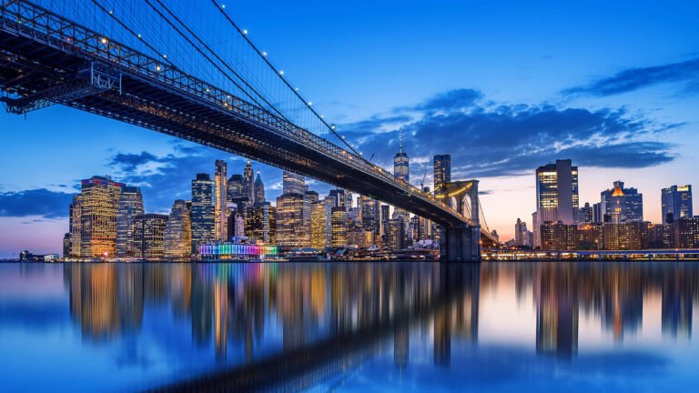 New York at night