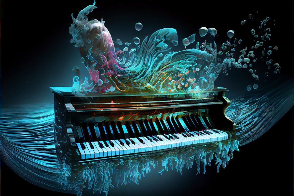 Piano Under Water