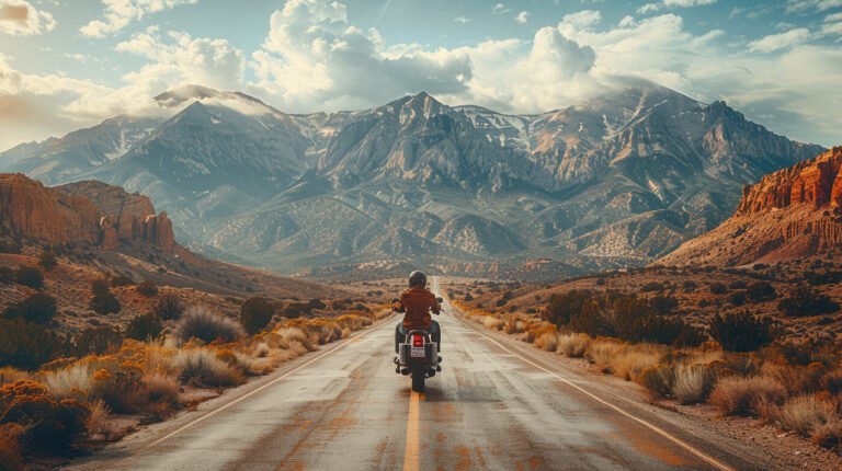 motorcycle on a road
