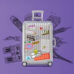 Stickers en Vinyle sur Mesure sur un baggage