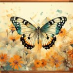 Floating frames dark chestnut for canvas – dark wood floating frame